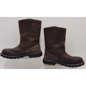 Wolverine Mens Floorhand 10" Waterproof Soft Toe Dark Brown Boot W10682 Sz 11EW